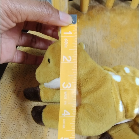 ✓TY Beanie Baby Whisper The Fawn - Picture 13 of 13